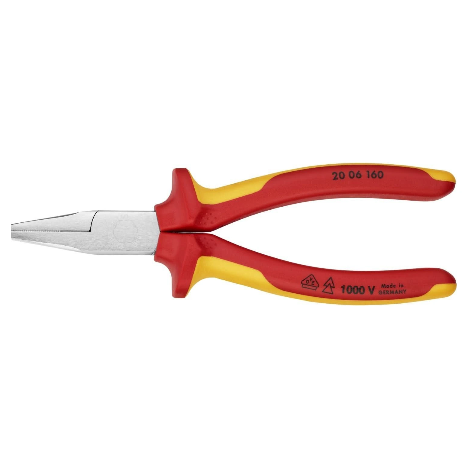 Knipex زرادية بوز دائري معزولة 160 مم